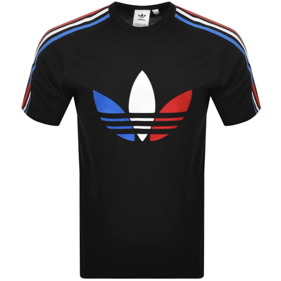 Alternative Image for Productadidas Originals Tricol 2 T Shirt Black1